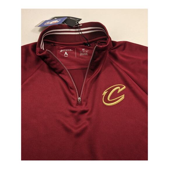 NWT Antigua NBA Cleveland Cavaliers Women's Medium Quarter zip Athletic $109‎ - Picture 3 of 16